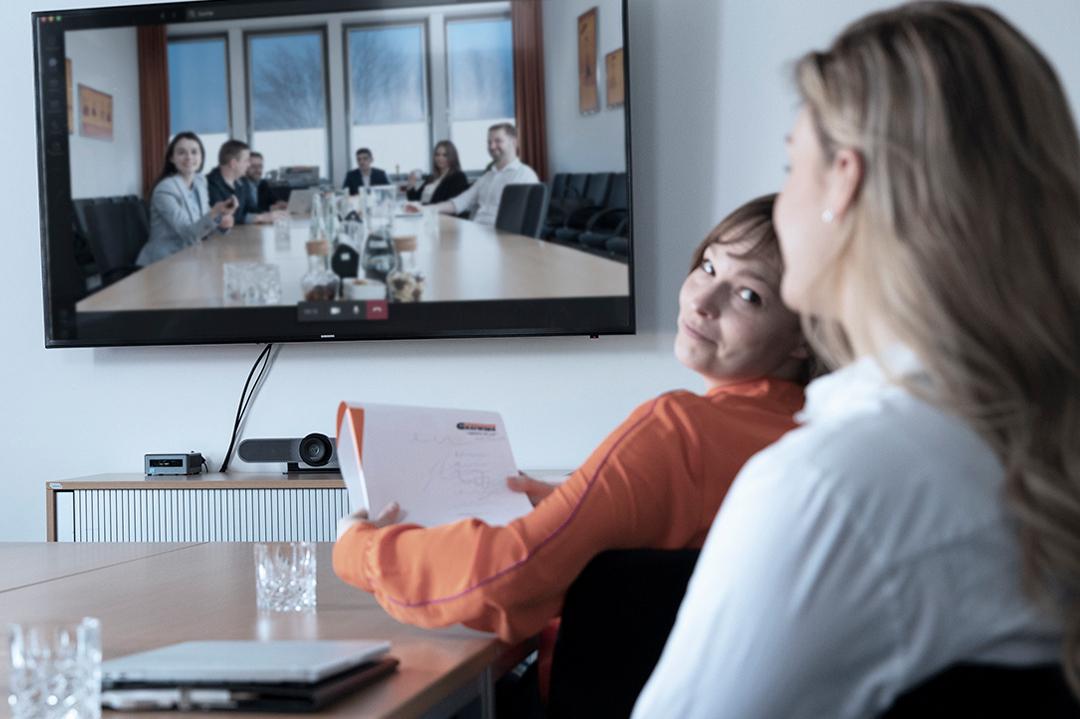 GREIWING Mitarbeiterinnen im Videocall