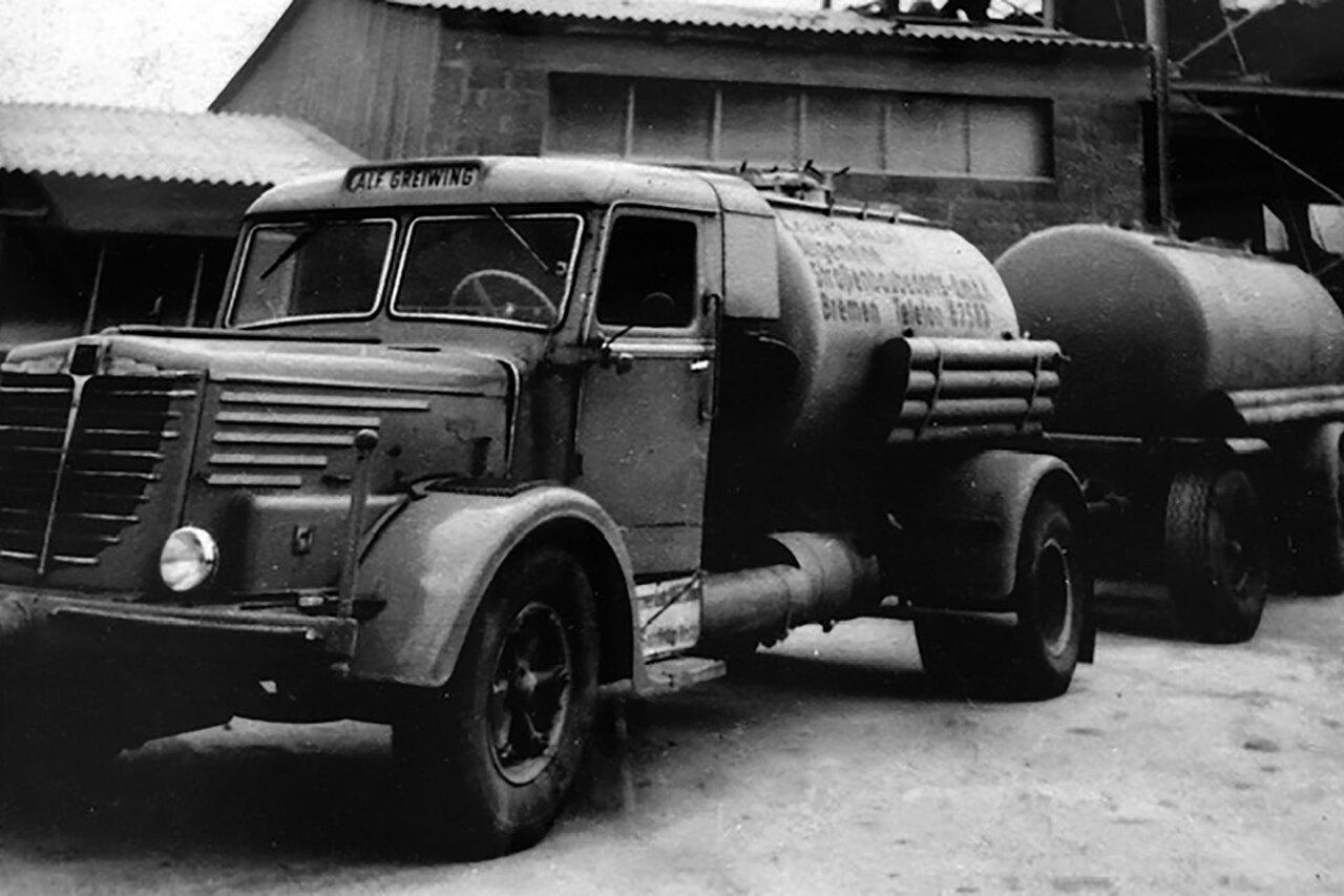 GREIWING_1950_Erstes_Silofahrzeug GREIWING_1950_Erstes_Silofahrzeug