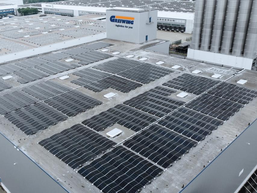 Photovoltaikanlage am Standort von GREIWING in Duisburg Photovoltaikanlage am Standort von GREIWING in Duisburg